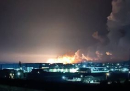 أوكرانيا: قصف مستودع للنفط في مدينة تشيرنيهيف