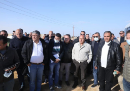وزير النقل يتفقد مسار الخط الثاني للقطار الكهربائي السريع( أكتوبر /الأقصر / اسوان ) في المسافة من حدائق أكتوبر حتى ديروط