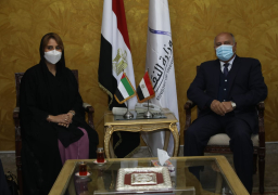 “الوزير” يبحث مع سفيرة الإمارات التعاون بالنقل البحري والبري والموانئ