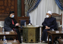 شيخ الأزهر يعرب عن كامل تضامنه مع الشعب اللبناني وتقديم كل أوجه الدعم