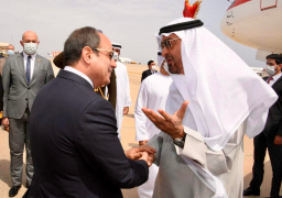 الرئيس السيسي يستقبل الشيخ محمد بن زايد آل نهيان ولي عهد أبو ظبي