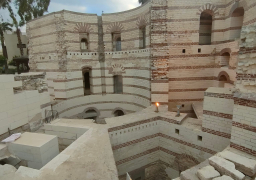 افتتاح جزء من حصن بابليون بمصر القديمة بعد ترميمه