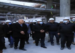 وزير النقل يتفقد أعمال تنفيذ محطة قطارات صعيد مصر