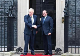 الرئيس السيسي يتلقى اتصالا هاتفيا من رئيس الوزراء البريطاني
