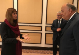 شكري يلتقي وزيرة الدولة الباكستانية لتغير المناخ