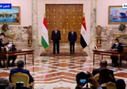 الرئيس السيسي ورئيس طاجيكستان يشهدان مراسم توقيع عدد من مذكرات التفاهم