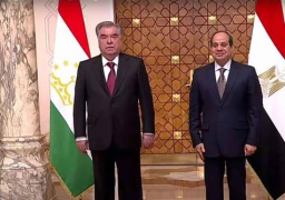 السيسى: اتفقت ورئيس طاجيكستان على تعزيز التعاون الأمنى ومكافحة الإرهاب