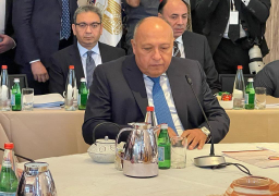 شكري يشارك فى الاجتماع السداسي لوزراء الخارجية بإسرائيل