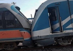 95 جريحا في تصادم قطارين في العاصمة التونسية