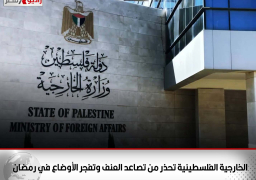 الخارجية الفلسطينية تحذر من تصاعد العنف وتفجر الأوضاع في رمضان