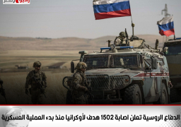 الدفاع الروسية تعلن اصابة 1502 هدف لأوكرانيا منذ بدء العملية العسكرية