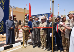 القوات المسلحة تفتتح تجمع تنموى جديد بمحافظة شمال سيناء