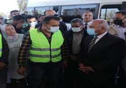 وزير النقل في جولة تفقدية لمتابعة معدلات تنفيذ عدد من مشروعات الطرق والكباري بمحافظات الدقهلية ودمياط وبورسعيد