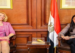 وزيرة التعاون الدولي تلتقي كبيرة الاقتصاديين بالبنك الأوروبي لإعادة الإعمار والتنمية