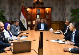 وزير الرياضة يبحث مستجدات شبكة معلومات الرياضة مع مركز المعلومات