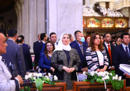 وزيرة التضامن الاجتماعي تزور الكاتدرائية المرقسية بالعباسية.. وتهنئ البابا تواضروس الثاني بعيد القيامة المجيد