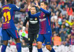 صحيفة إنجليزية: برشلونة يتحرك لبيع كوتينيو وديمبلي لتسهيل صفقة صلاح