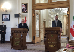 العراق وإيران يبحثان العلاقات الثنائية وتطورات الأوضاع في المنطقة