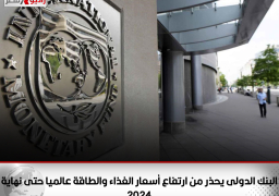 البنك الدولى يحذر من ارتفاع أسعار الغذاء والطاقة عالميا حتى نهاية 2024