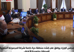 مجلس الوزراء يوافق على إنشاء منطقة حرة خاصة لشركة المجموعة المصرية للمحطات متعددة الأغراض