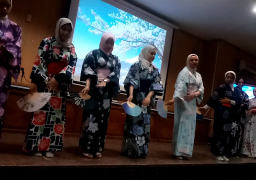 بالصور..الاحتفال باليوم الثقافي الياباني بألسن عين شمس