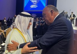 شكري يلتقي وزيري خارجية الكويت وقطر على هامش منتدى “دافوس”