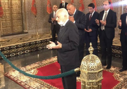 صور..شكري يزور ضريح الملك محمد الخامس ويتجول بأروقة منظمة “الإيسيسكو”