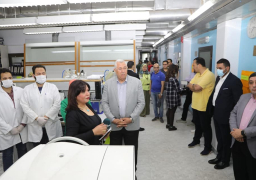 وزير الزراعة يتفقد سير العمل بأجهزة الوزارة الخدمية خلال اجازة العيد