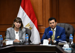 “صبحى” يستعرض مع ممثلى منظمة الأمم المتحدة الاستراتيجية الوطنية للشباب