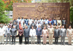 أكاديمية ناصر العسكرية تستقبل وفداً لشخصيات إعلامية بارزة فى إفريقيا