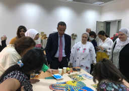 ورشة عمل للرسم الفرعوني والتلوين علي الجلد لذوي الإعاقة بمتحف الحضارة