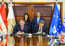 شعراوى والمشاط يشهدان توقيع بروتوكولات تنفيذ مشروعات تطهير مصرف كيتشنر