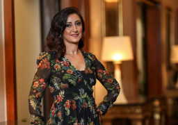 أميرة سليم ورمزي يسى في احتفالية مكتبة الإسكندرية بعيدها الـ 20