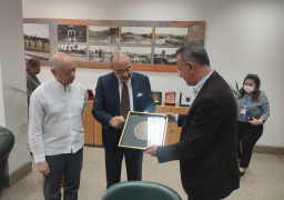 بالصور.. متحف الحضارة يستقبل سفير المكسيك ومسئول لمنظمة IILA الدولية