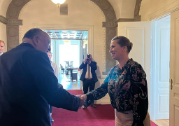 رئيسة وزراء الدنمارك تستقبل سامح شكري وتتطلع لتعزيز التعاون مع مصر