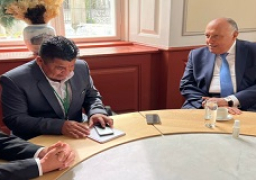 لقاءات مكثفة يعقدها وزير الخارجية على هامش الاجتماع الوزاري حول تنفيذ تعهدات المناخ