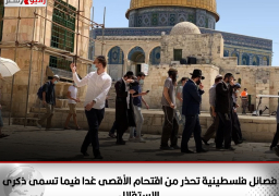 فصائل فلسطينية تحذر من اقتحام الأقصى غدا فيما تسمى ذكرى الاستقلال