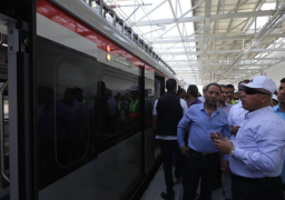 وزير النقل يتابع جاهزية المرحلتين الأولى والثانية من مشروع القطار الكهربائي الخفيف LRT ويتفقد مواقع العمل بمونوريل العاصمة الادارية الجديدة