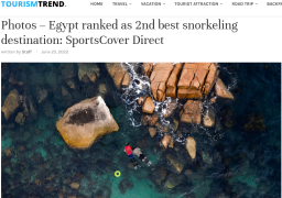 مصر بالمركز الثاني بقائمةأفضل المقاصد لممارسة رياضة السنوركلينج والغوص
