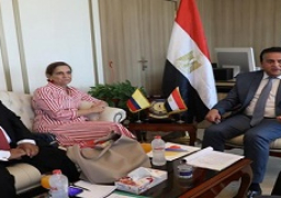 وزير التعليم العالي يبحث آليات التعاون العلمي مع كولومبيا