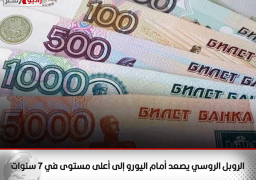 الروبل الروسي يصعد أمام اليورو إلى أعلى مستوى في 7 سنوات