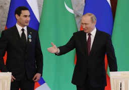 بوتين يستقبل رئيس تركمانستان الجديد في أول زيارة خارجية له منذ انتخابه