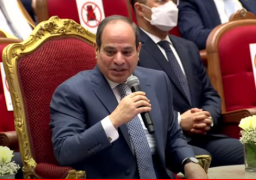 السيسى:قلة الموارد لا تقف عائقا ابدا امام تحقيق الانجاز