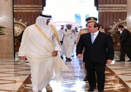 بالفيديو والصور .. الرئيس السيسى يستقبل أمير قطر بقصر الاتحادية