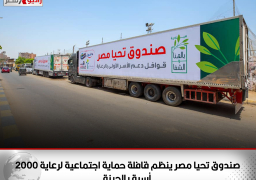 صندوق تحيا مصر ينظم قافلة حماية اجتماعية لرعاية 2000 أسرة بالجيزة