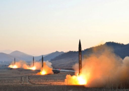 كوريا الجنوبية وأمريكا تطلقان 8 صواريخ رداً على تجارب بيونجيانج الصاروخية