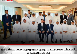 نشاط مكثف ولقاءات متعددة للرئيس التنفيذي للهيئة العامة للاستثمار فى قطر لجذب الاستثمارات