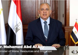 وزير الموارد المائية والرى يشارك إفتراضياً في إجتماع “لجنة قادة إئتلاف المياه والمناخ”