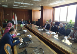 وزير الموارد المائية والرى يبحث مع مدير عام مركز أكساد التعاون في مجال الموارد المائية والرى