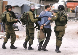 الاحتلال الإسرائيلي يعتقل 6 فلسطينيين في الضفة الغربية